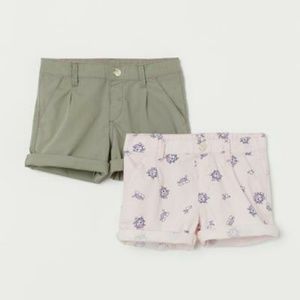 H&M Bottoms - H&M Kid's 2 Pack Cotton Shorts H&M Bottoms - H&M Kid's 2 Pack Cotton Shorts
